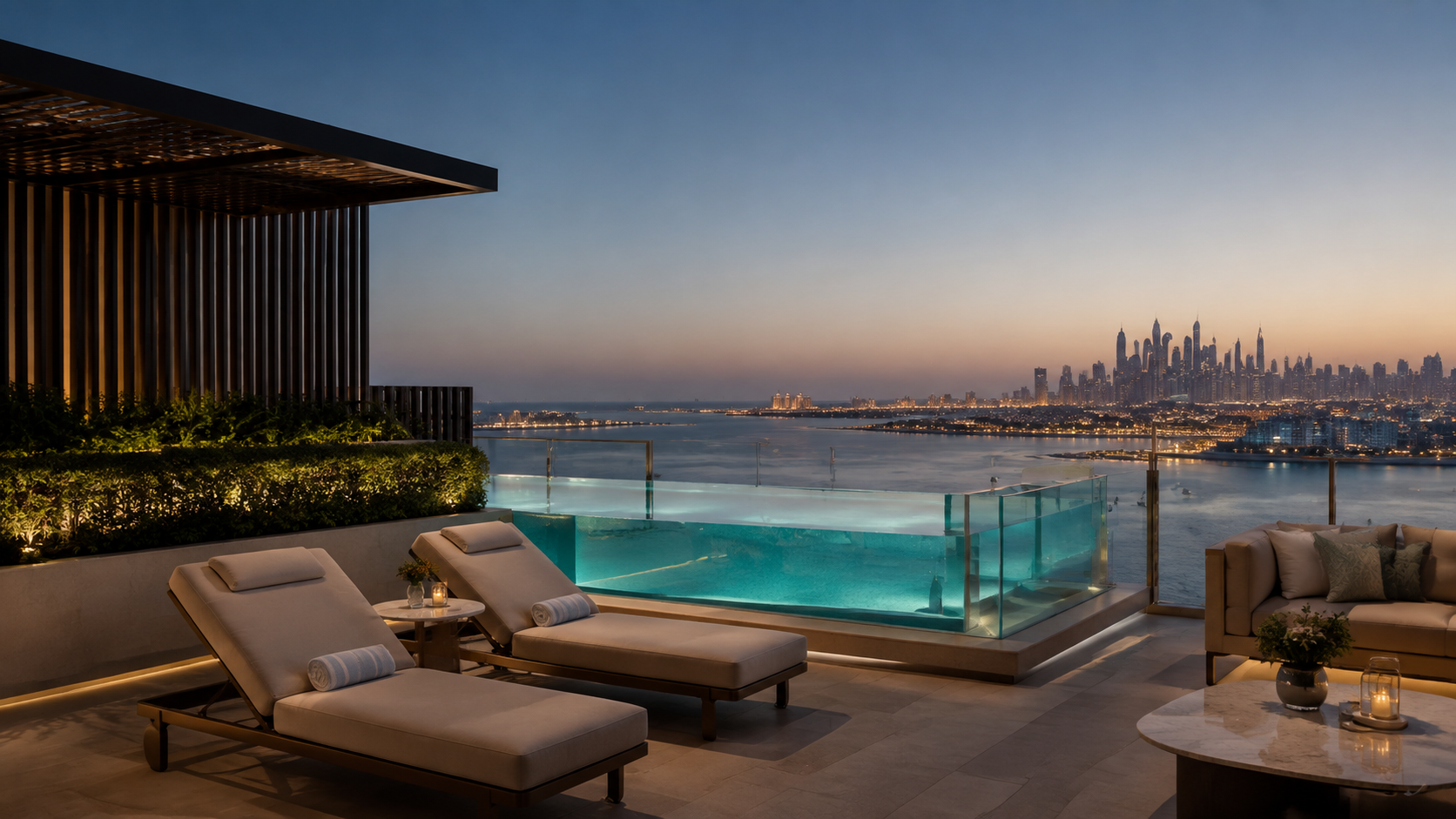 Atlantis inspired luxury terrace